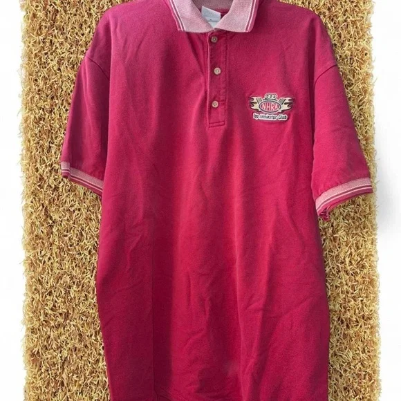 Sz M NHRA Top Eliminator Club red polo shirt #racing #motorsport - Picture 1 of 4